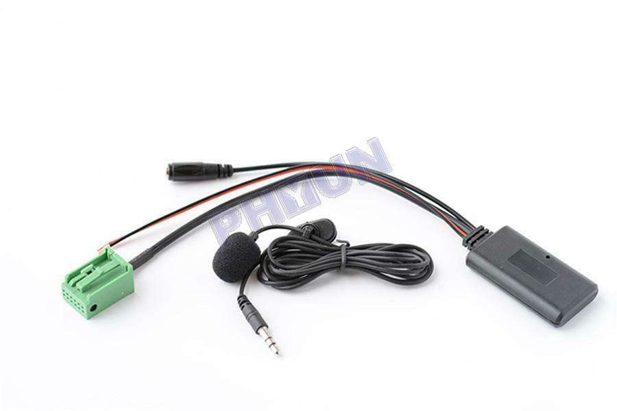 For Mercedes Benz CLC SLK SL 2008 Comand NTG 2.5 Aux Music Cable Adapter w/ MIC