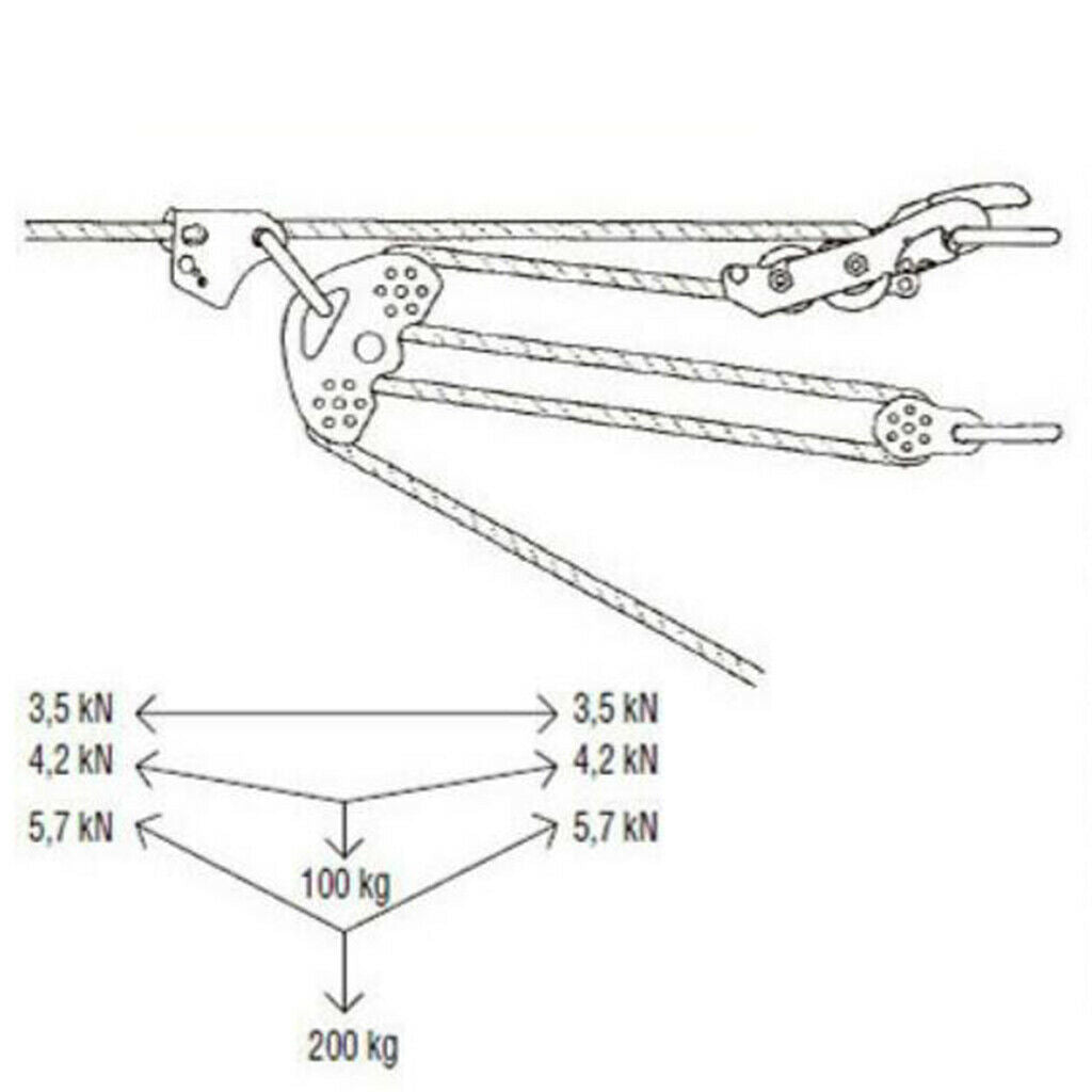 Aluminium   Alloy  Double Pulley Rock Climbing Arborist Gear