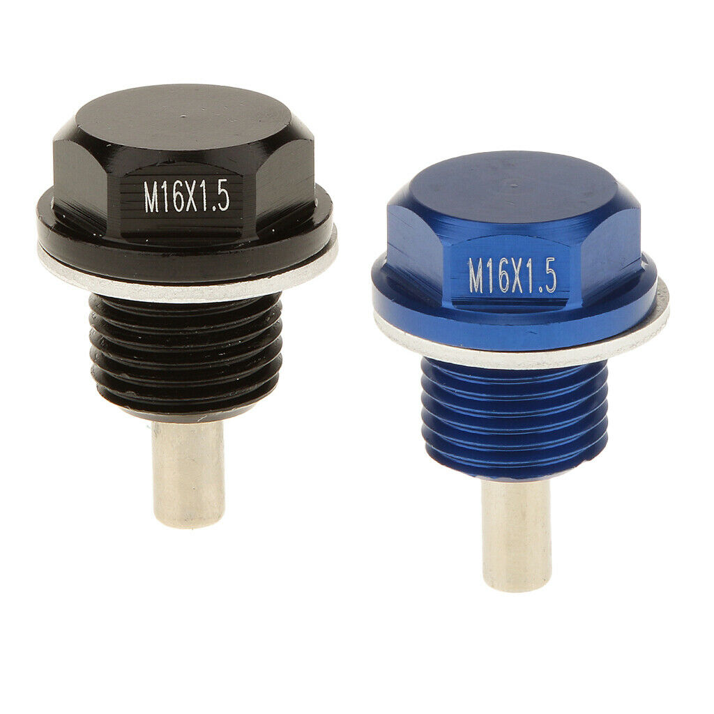 MagiDeal M16X1.5 Anodized Engine Oil Pan Drain  Plug For   2 Colors