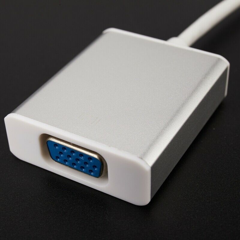 Usb C 3.1 Type C To Vga Monitor Projector Video Cable Converter Adapter  SilveX1