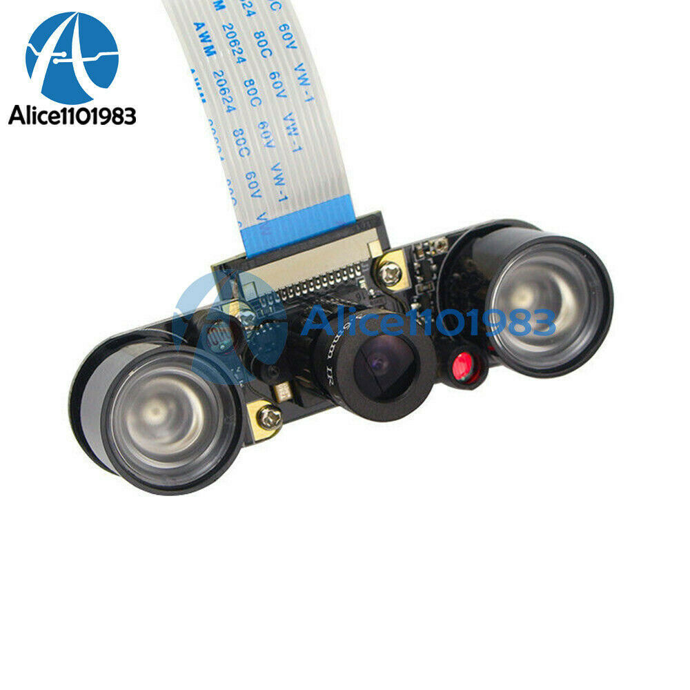 7 in 1 IR Night Vision Camera OV5647 +Acryclic Holder for Raspberry Pi 3B+ /3B
