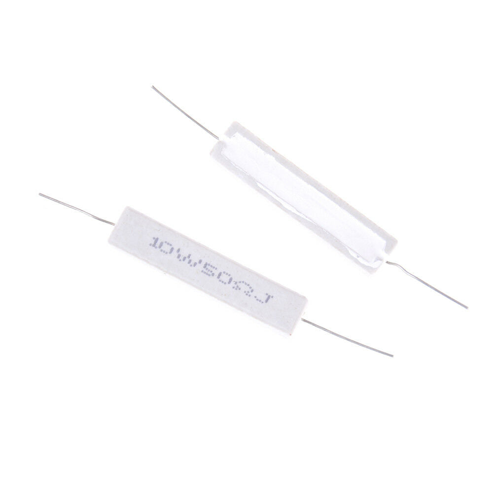 5 Pcs 10W 50 Ohm 5% Ceramic Cement Power Resistor 10 Watt 10W50RJ DHJC.l8