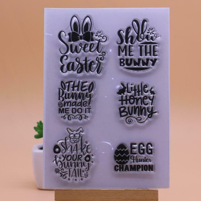 Easter Eggs Silicone Clear Seal Stamp DIY Scrapbooking Embossing Photo Album