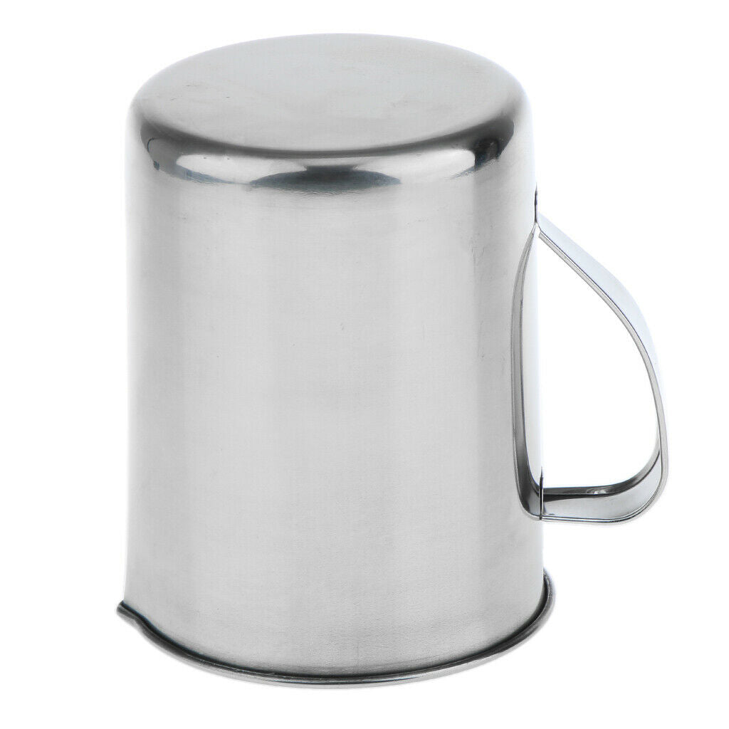 Set of 2, 1L Stainless Steel Measuring Jug Measure Cup Dishwasher Safe