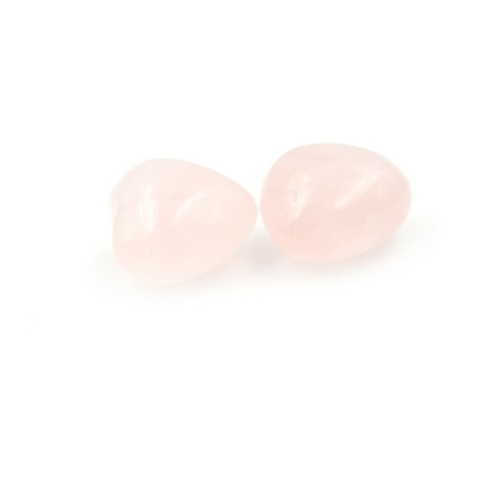 1Pc Natural Quartz Heart Shaped Pink Crystal Love Healing Gemstones Collec.l8