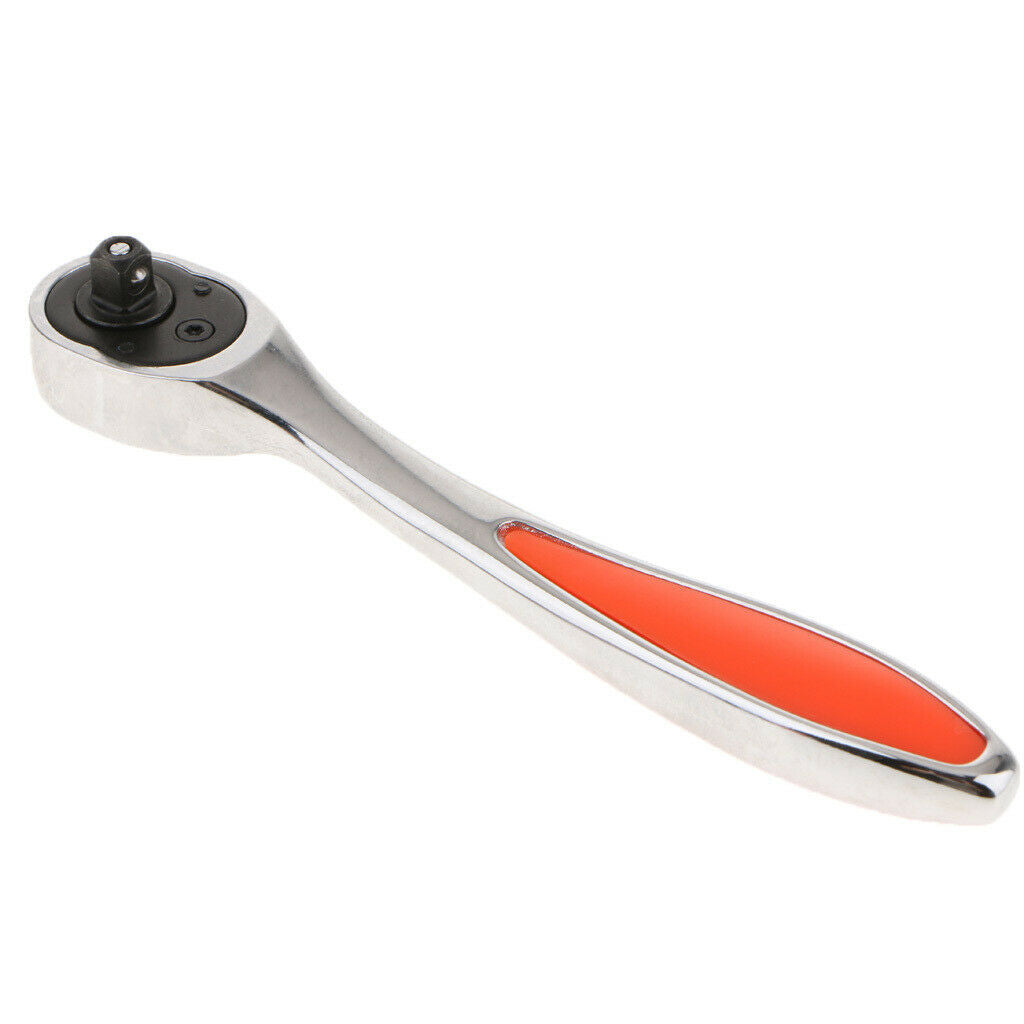 Mirror Steel Fast Rapid Ratchet Wrench Spanner Hand Repair Tool  6.35mm