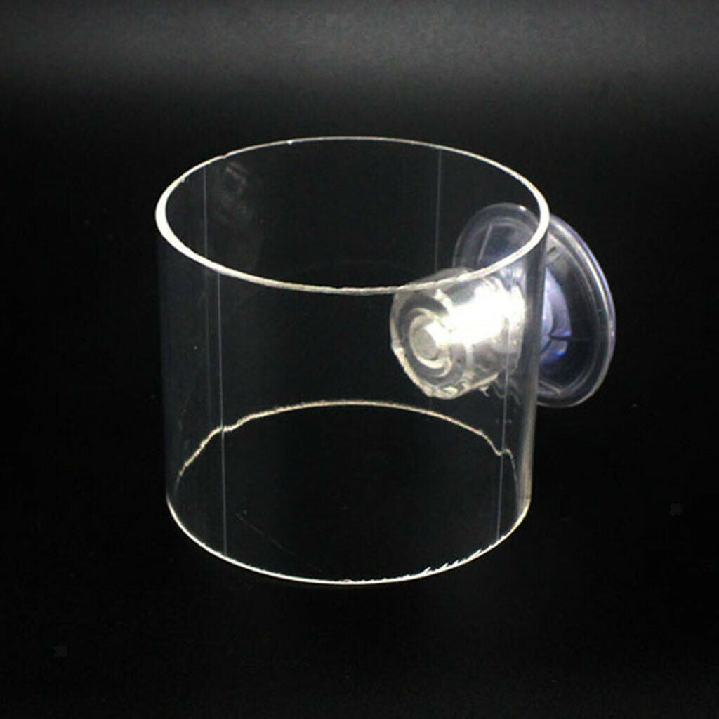 Round Shape  Feeding Ring Aquarium  Tank Food Feeder with Suction L
