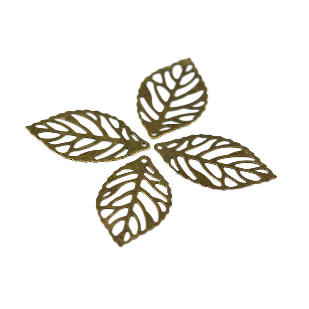 350X Leaf Charms Multicolor Charm Pendants for Jewelry Making