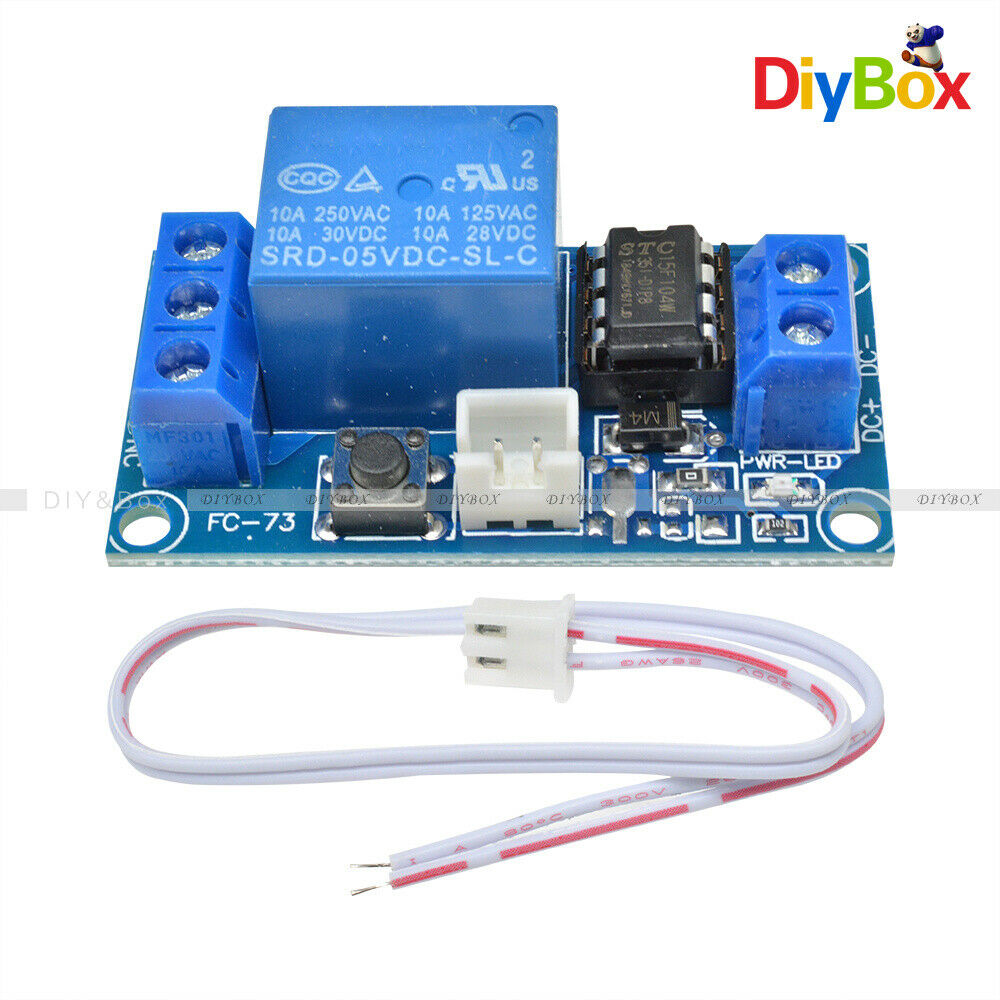 1 Channel 5V Latching Relay Module with Touch Bistable Switch MCU Control Board