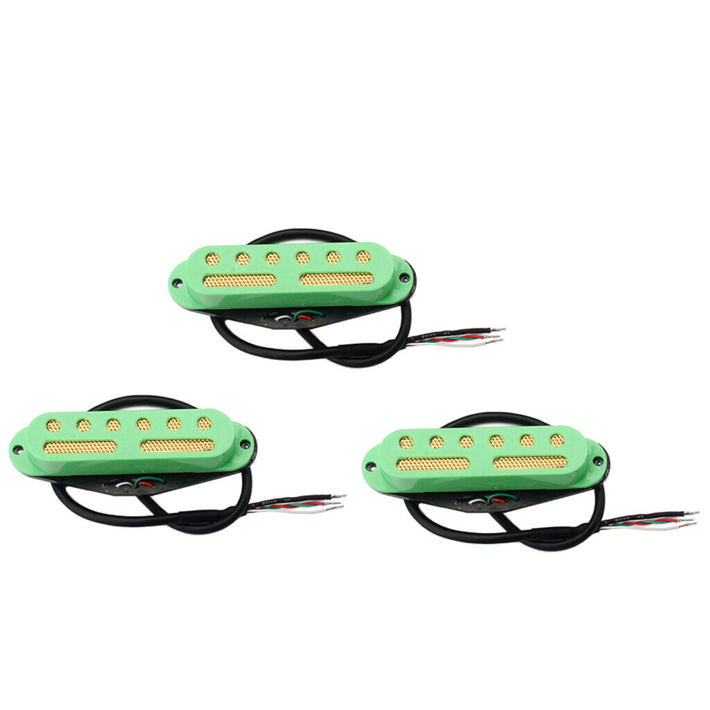 Electric Guitar Pickup Single Coil Humbucker SSS Guitar Accessories Green