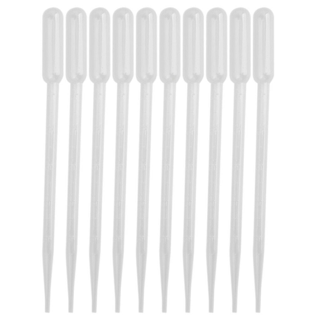 50pcs 5ml Transfer Graduated Pipettes Graduated 1ml Plastic Dropper