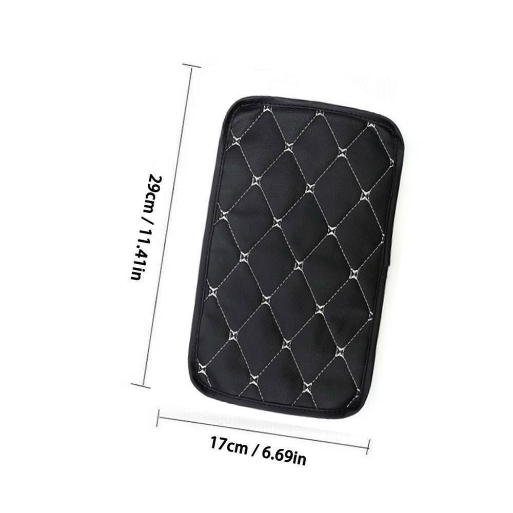 Universal Soft Auto Car Leather Armrest Pad Center Console Box Cover Cushion