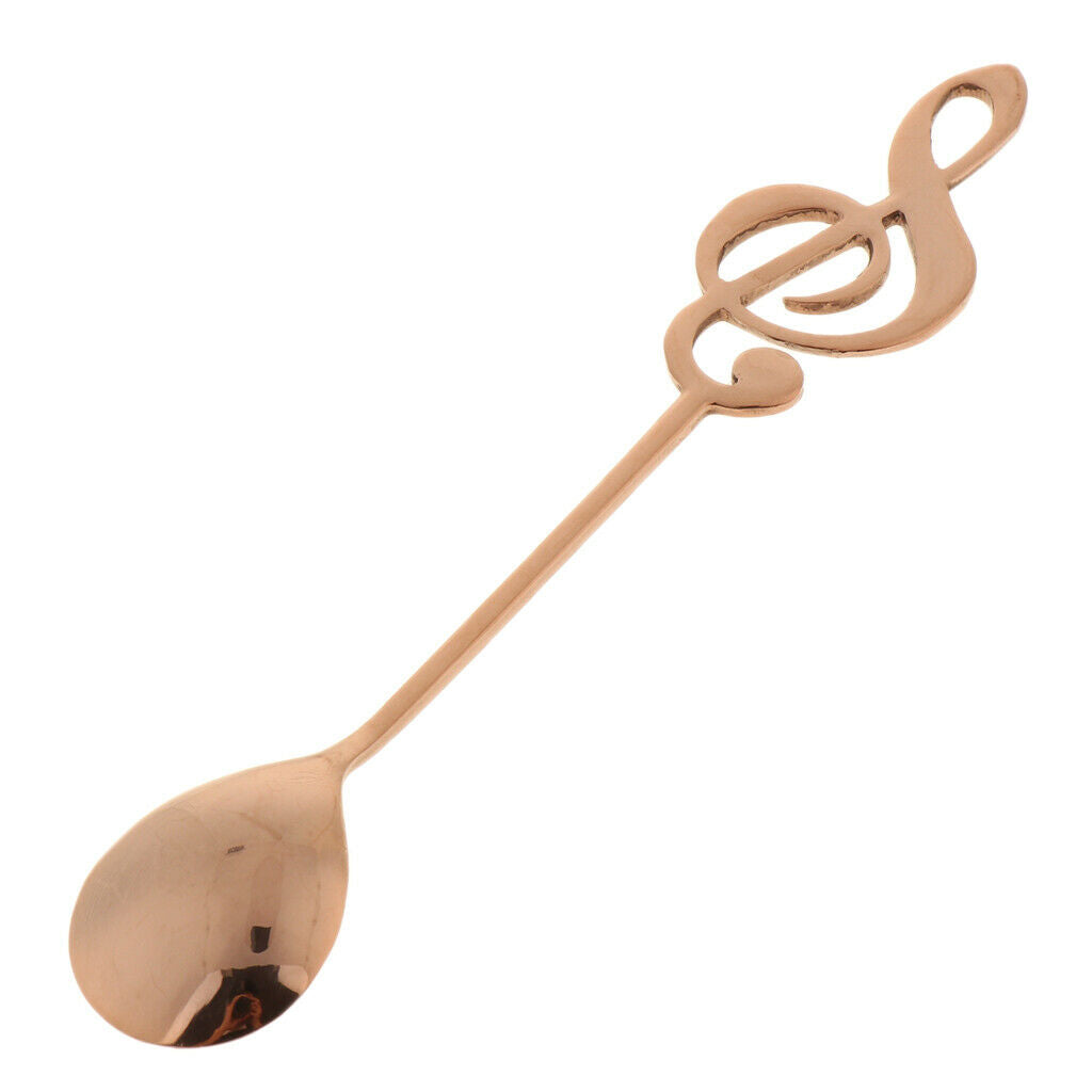 Stainless Steel Coffee Spoon Cocktail Stirring Spoons Multicolor PinkGold