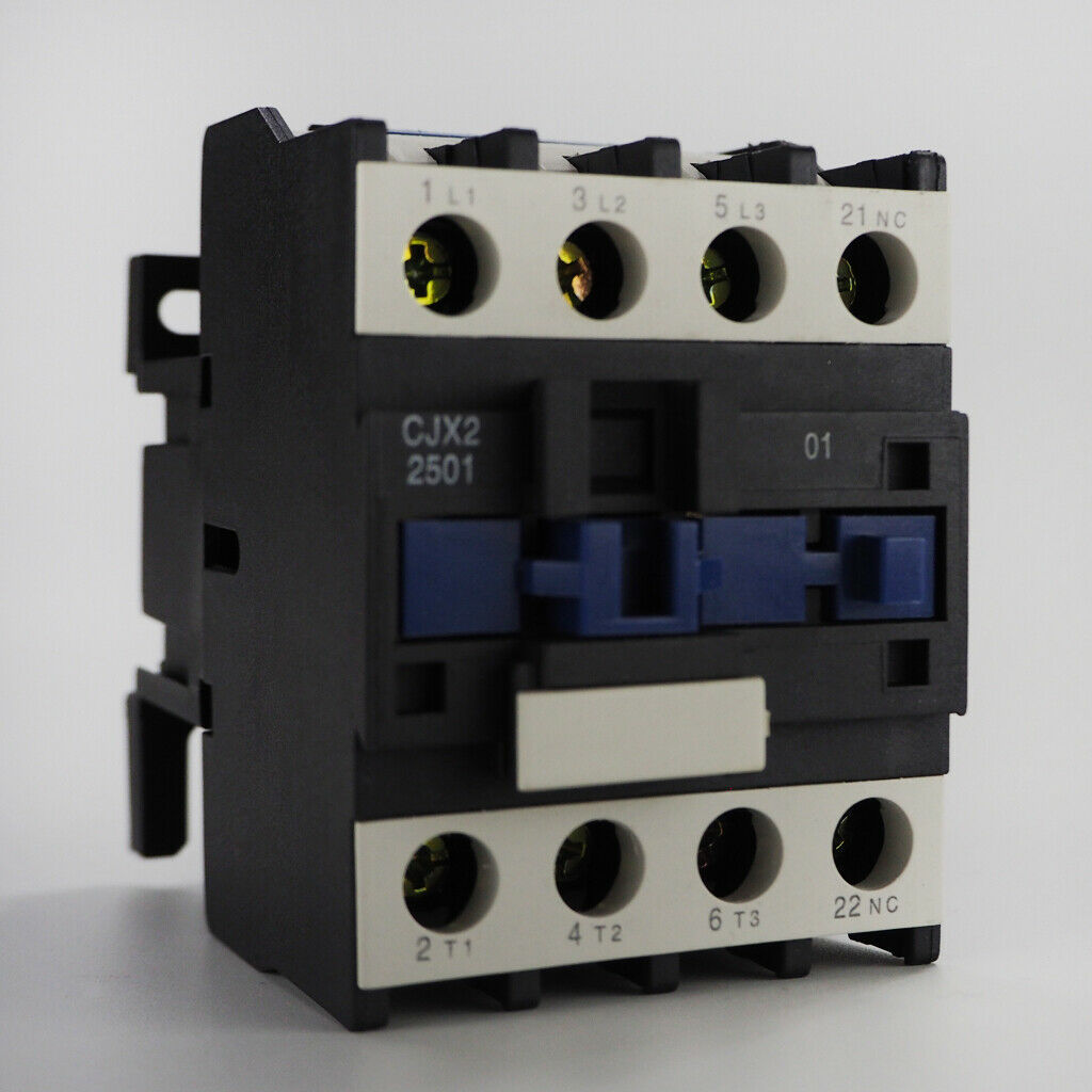 CJX2-2501 AC Contactor Motor 50/60Hz Coil 3-Phase 1NC Replacement 24V