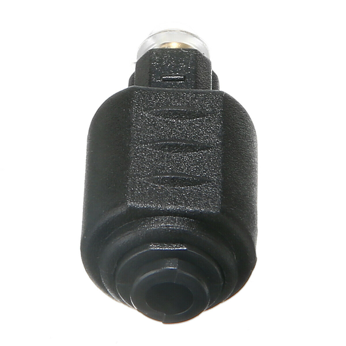 Mini Optical Audio Adapter 3.5mm Female Plug Jack to Digital Toslink Male Black