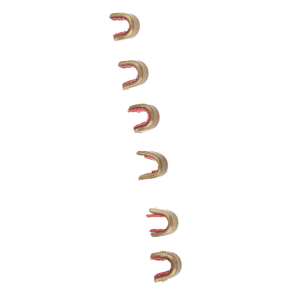 6 Pieces Allows Bowstring  Set Buckle Clips for Nocking Point Archery