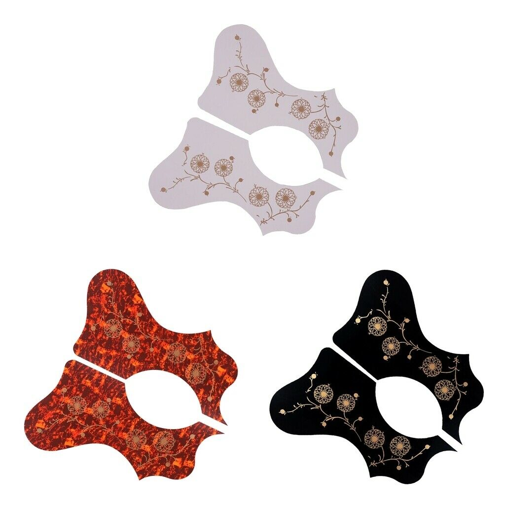 6pc Acoustic Guitar Pickguard Flower Anti-scratch Parts Left/Right Hand