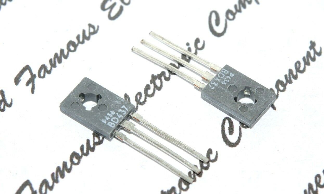 10pcs-BD437 NPN 45V 4A 36W Transistor