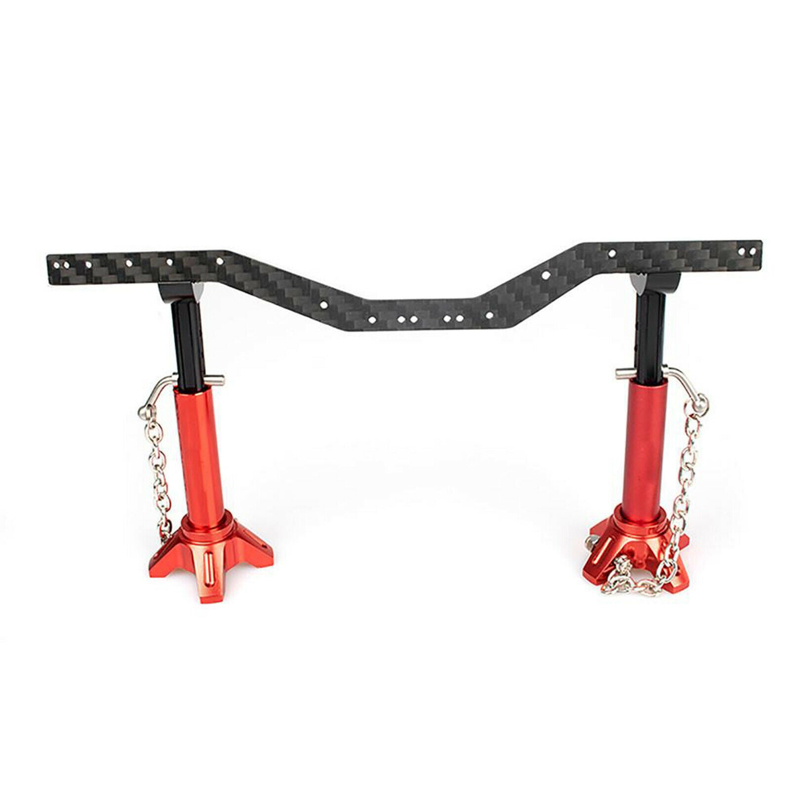 Carbon Fiber Chassis Frame Rails Set for Axial SCX24 90081 1/24 RC Rock Car