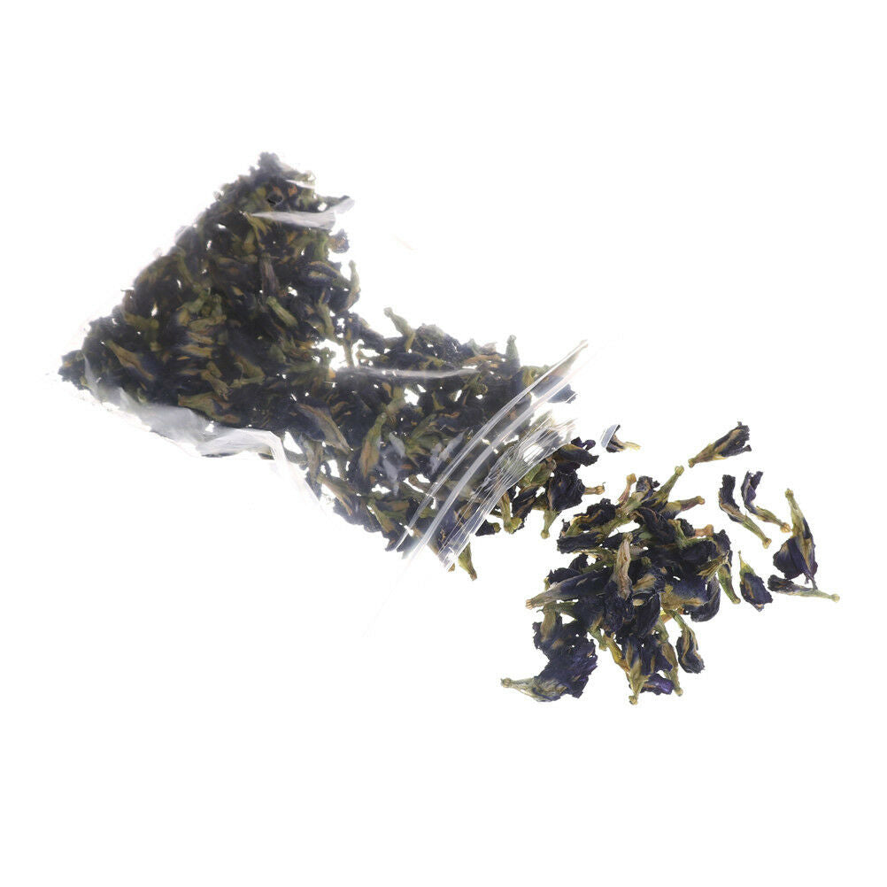 20g Pure Natural Dried Butterfly Pea Tea Blue Flowers Clitoria Ternatea dnW Fx