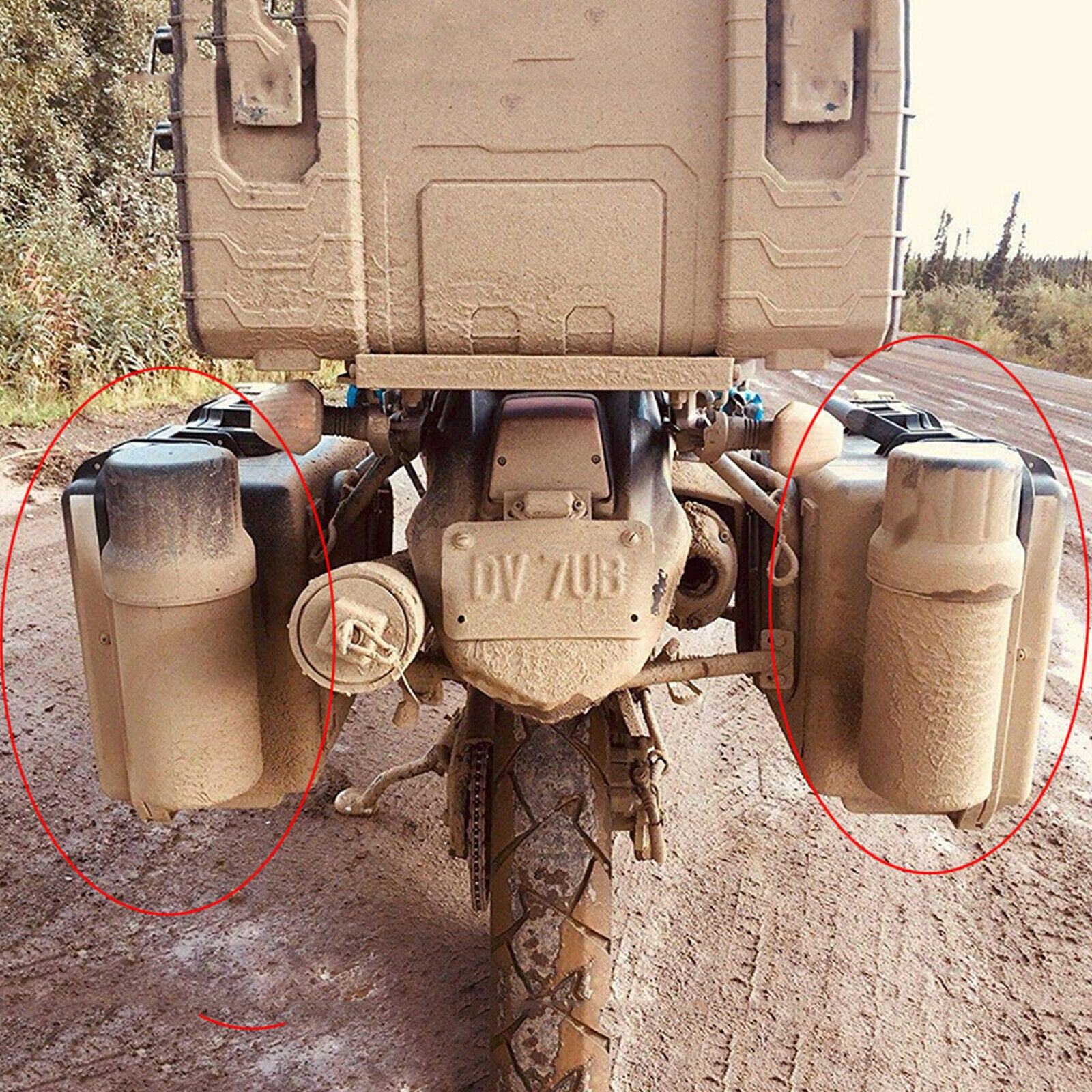 Motorcycle Motorcycle Tool Tube Gloves Storage Box Repair Box 84mm