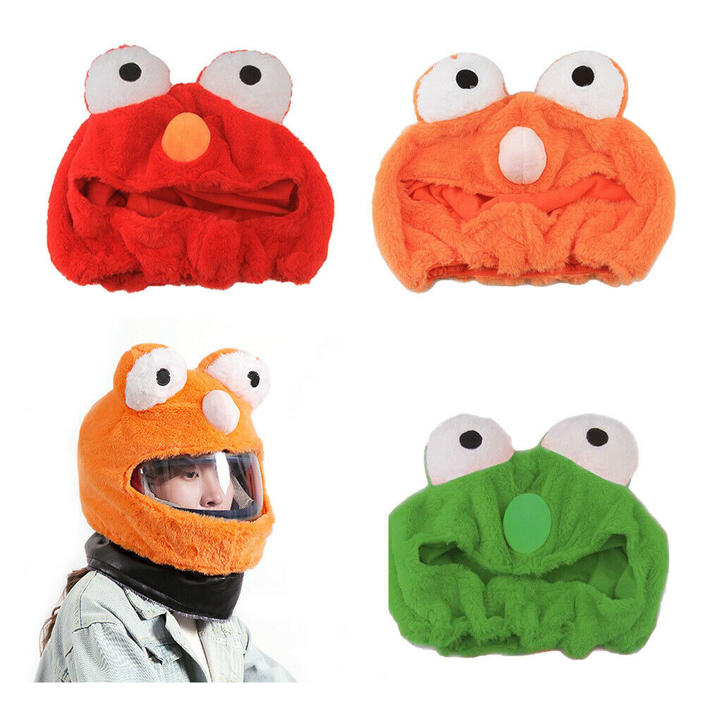 Motorcycle Helmet Cover Outdoor Fun Personalized Riding Coral Fleece Red