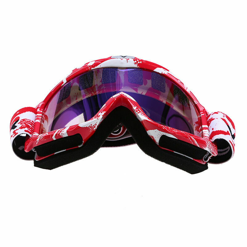 Motorcycle Motocross Riding Goggles ATV Dirt Bike Off Road Color Eyewear Glasses