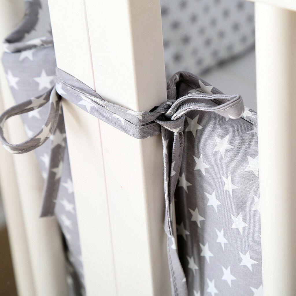 Padded bumper for COT CRIB BABY BED LINEN WITH ROUND CLEANER