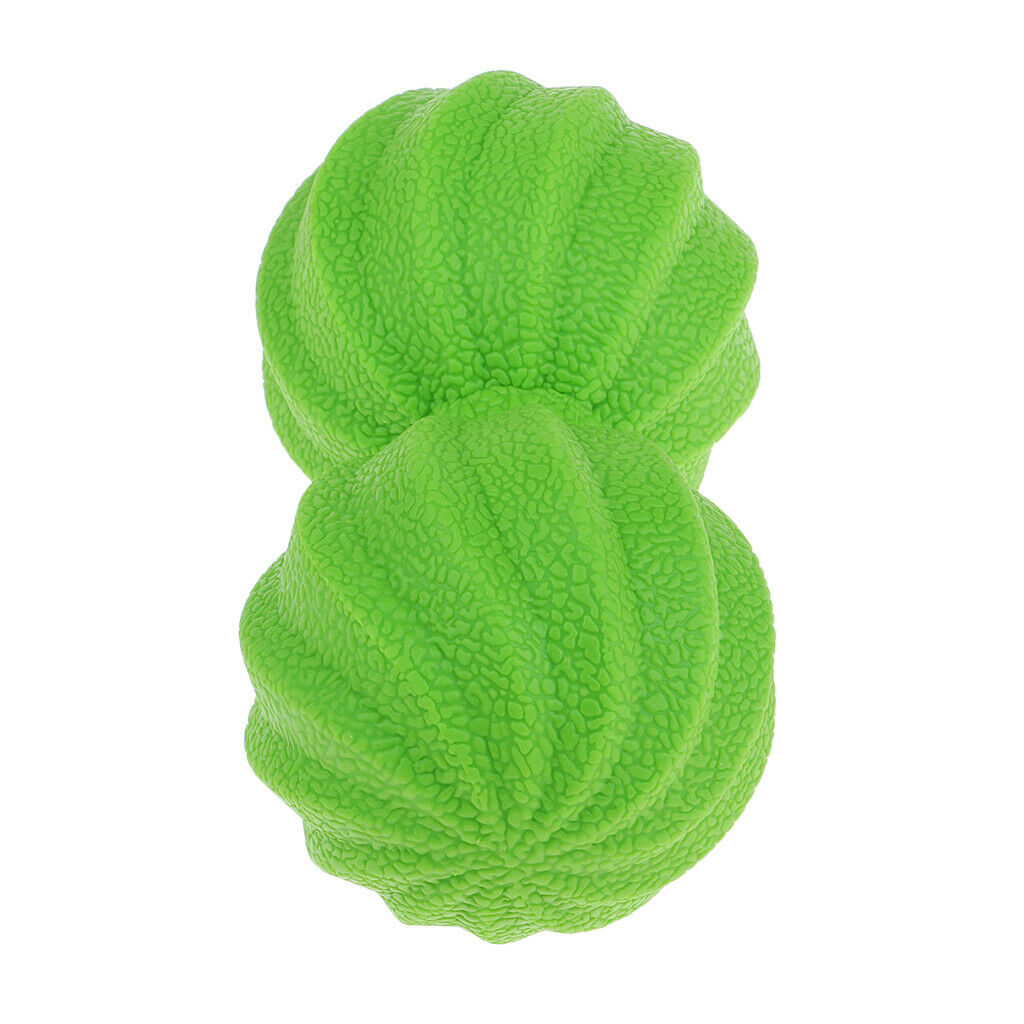 Peanut Massage Ball for Myofascial Release Deep Tissue Spiky Balls Green