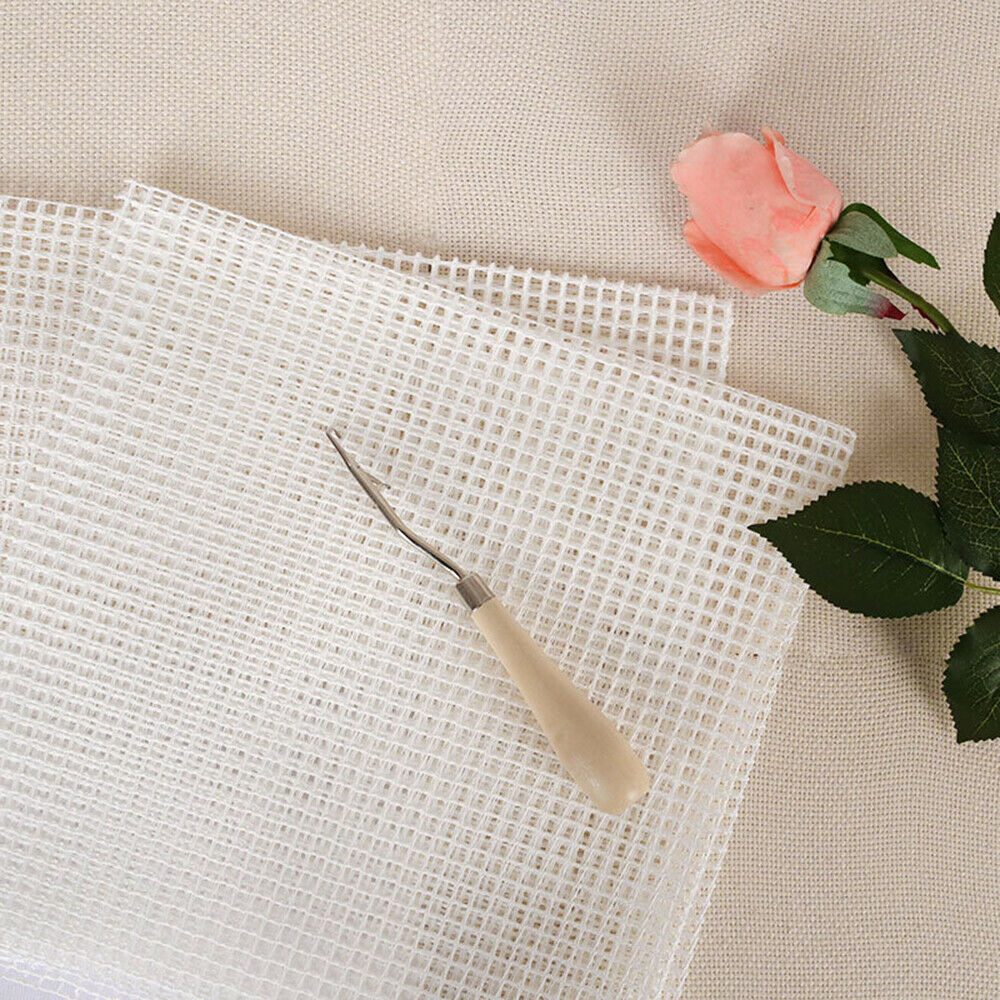DIY Wolves Latch hook kit - with Wooden Crochet Hook Do Your Own Embroidery