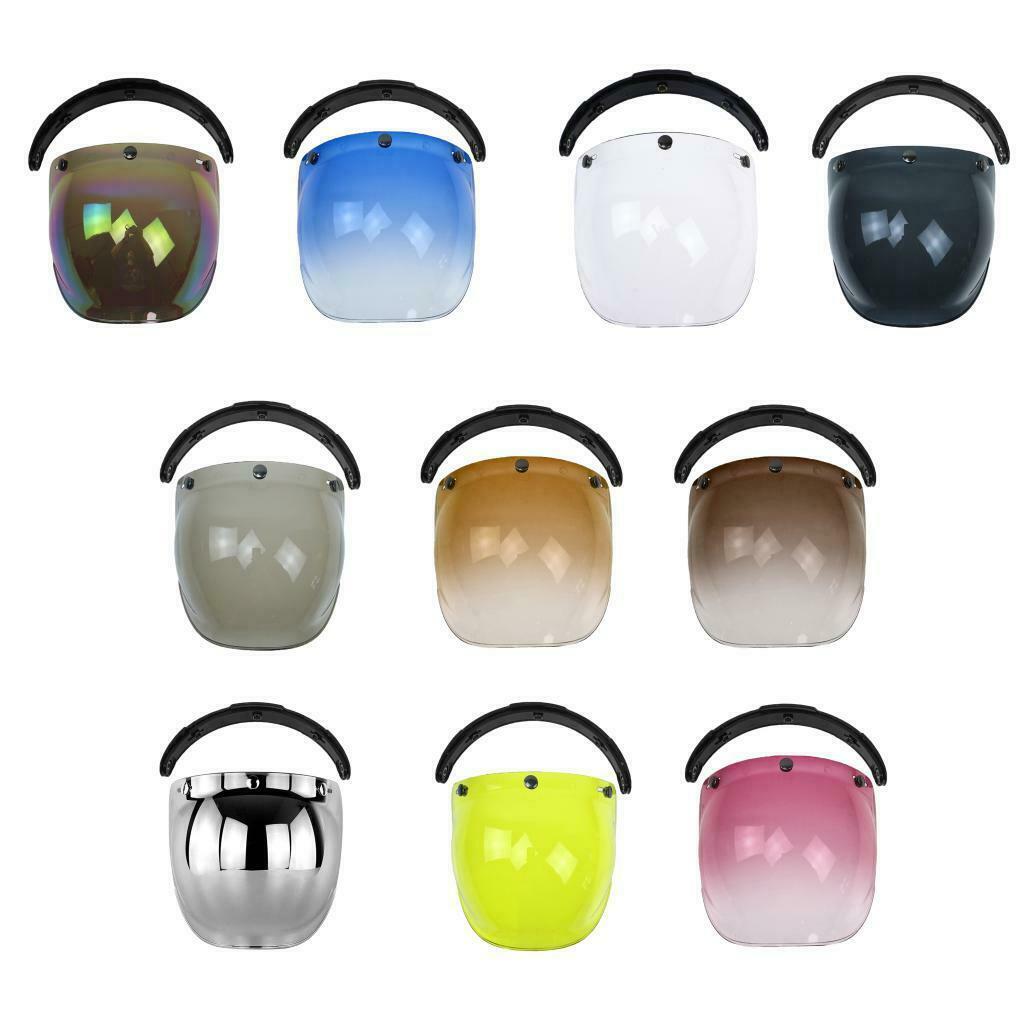 Unisex PC Motorcycle Bubble Visor Windshield Waterproof UV400 Protection
