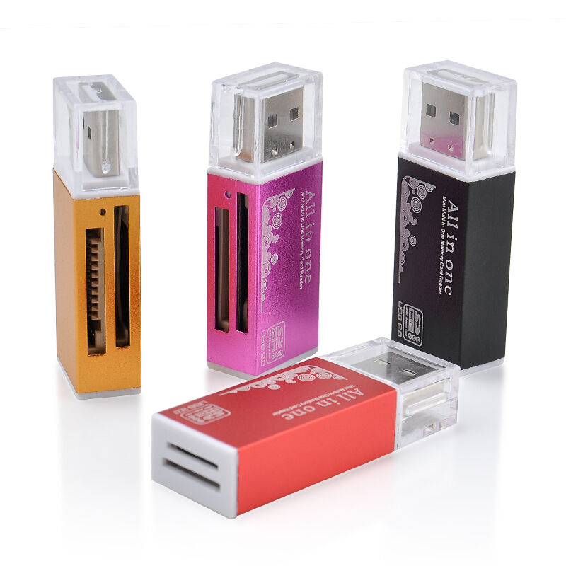USB 2.0 Multi Memory Card Reader NEW Micro SD SDHC TF M2 MMC MS PRO DUO All in 1