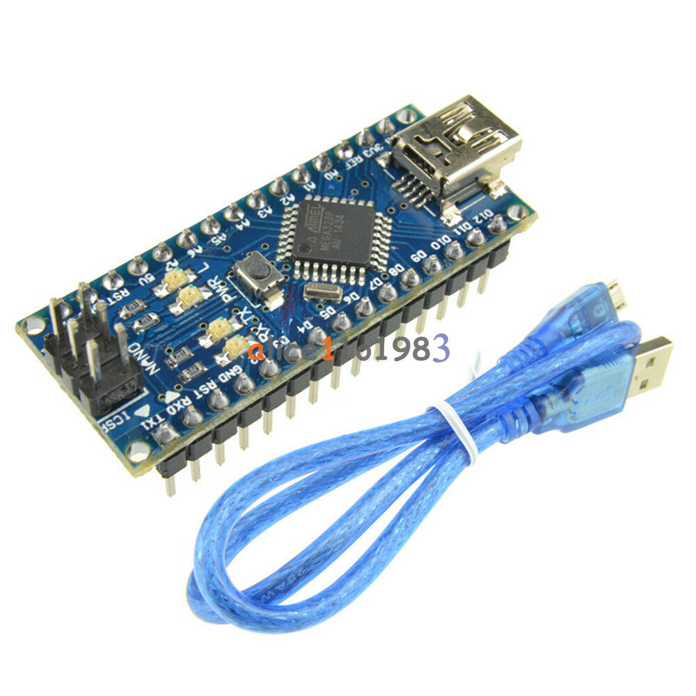 Micro Contoller 5V Welded NANO V3.0 CH340G Arduino Bootloader CHIP+Breakoutboard