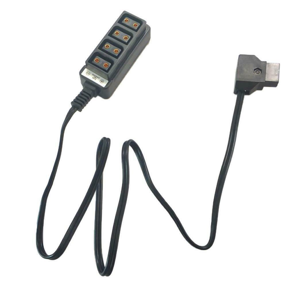 D-Tap Splitter,1 to 4 D-tap male to 4x Female D-tap Power Splitter 65cm Long