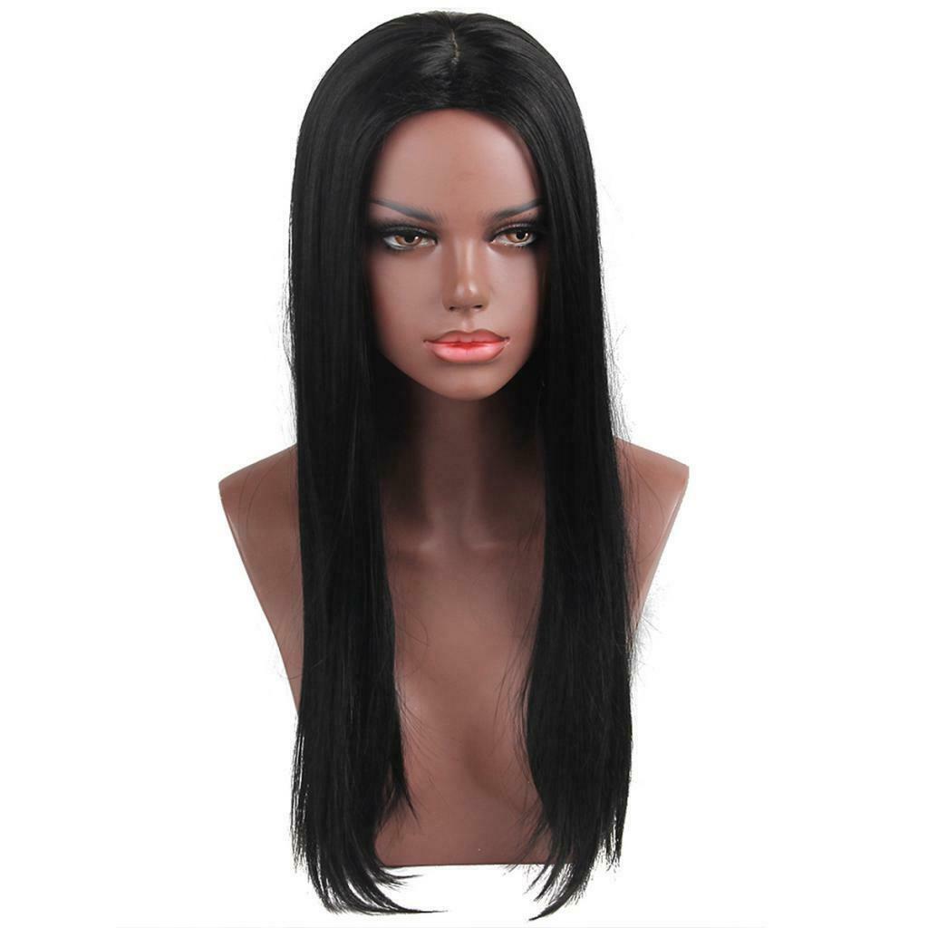 Women's Long Wig Natural Straight Full Wig, Black Like Human Hair