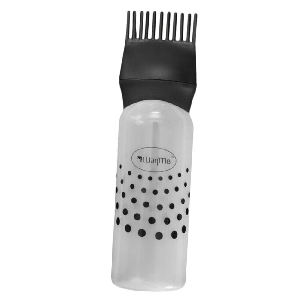 Empty Hair Dye Applicator Dispenser Brush Salon Coloring Bottle 120ml 3pcs