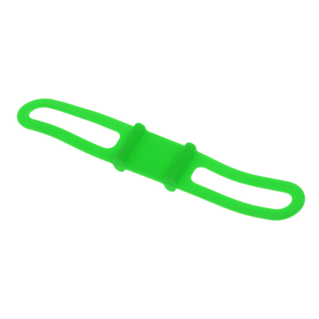 2 Bike Silicone High Elastic Band Flashlight
