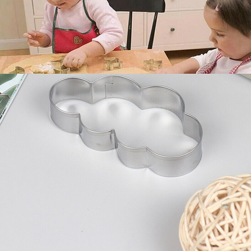 1Pc Cloud Shape Fondant Cutter Cutter Plunger Mold Fondant Cake Decorating To Qx