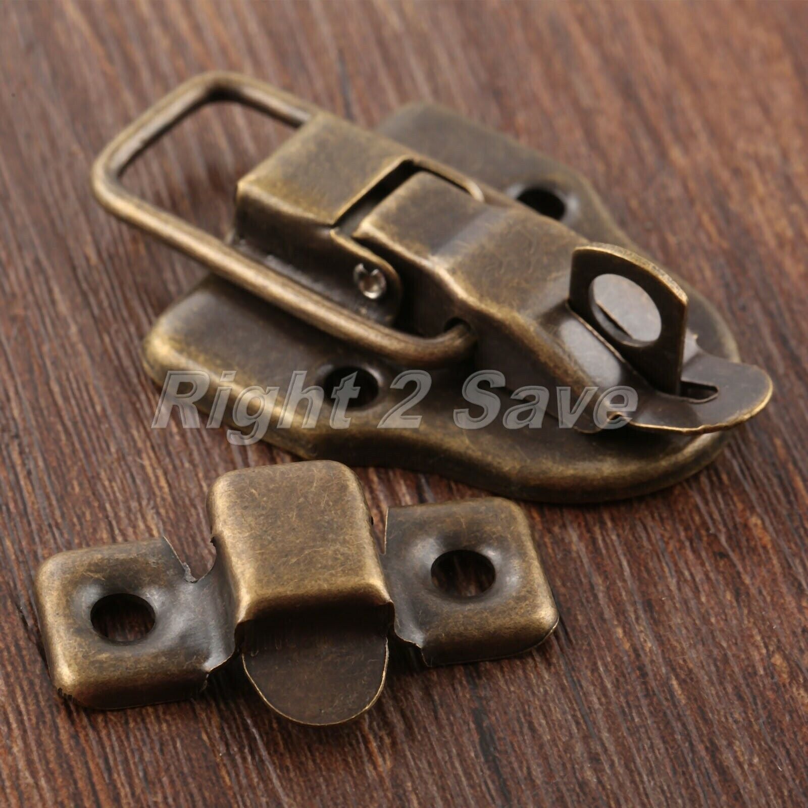 Durable Cabinet Hardware Jewelry Box Latch Hasps Chest Lock Toggle Catch 59*40mm