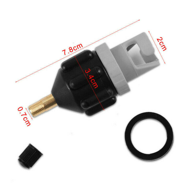 Surf Board Air Valve Pump Charging Adapter Inflatable Boat Paddle Nozzle Insert
