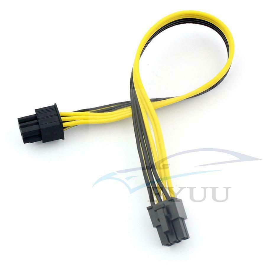 DIY Power Cable PCI-E PCI Express 6P Male to 6Pin Male Graphics Video Card 10pc