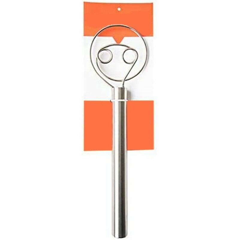 Danish Whisk with 2 Eye Design Stainless Steel Easy to Use and Clean No NeedL2T9