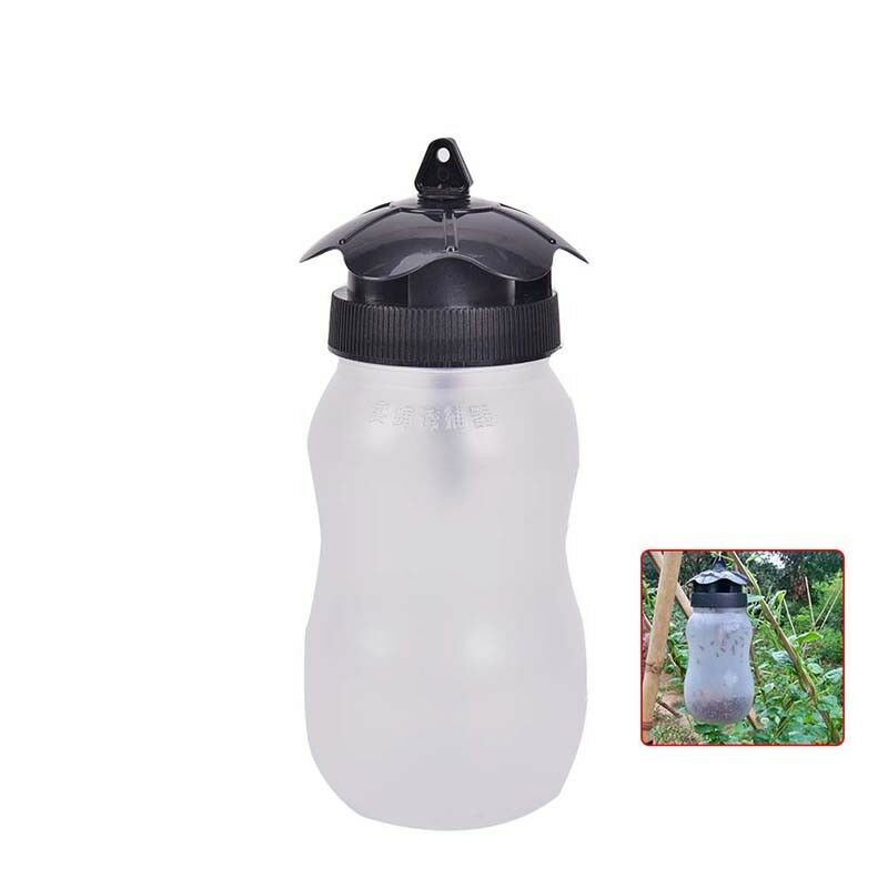 Fruit Fly Trap Killer Insect Trap Fly Catcher White Plastic Outdoor Flies~ji.DD