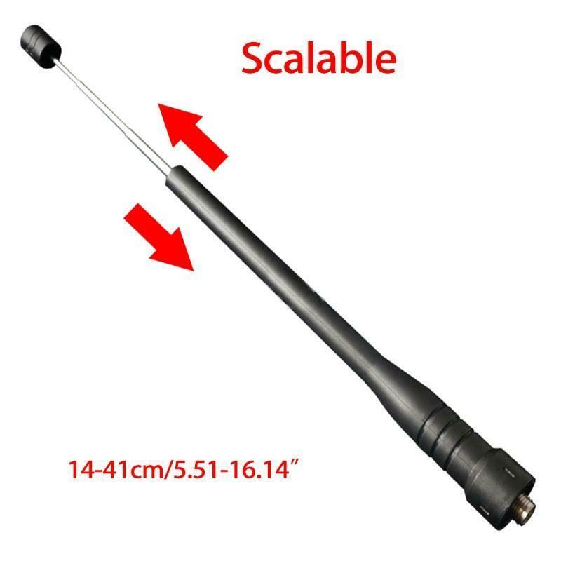 Portable Folding Whip Antenna Telescopic Gain for BF-888S 777S666S UV5R