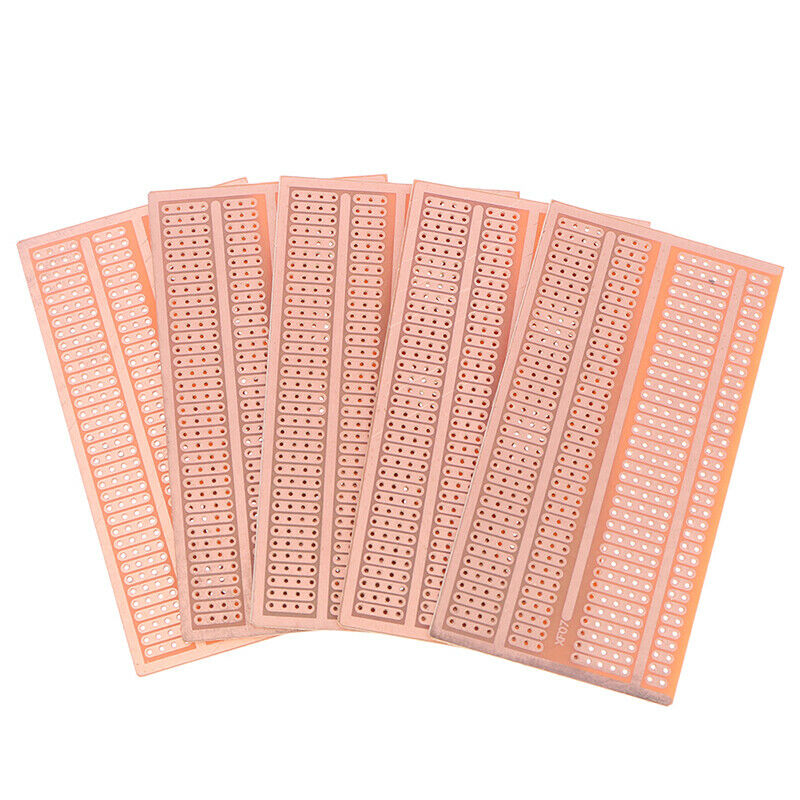 5PCS DIY Prototype Paper PCB Universal Experiment Matrix Circuit Board 5x9. TL