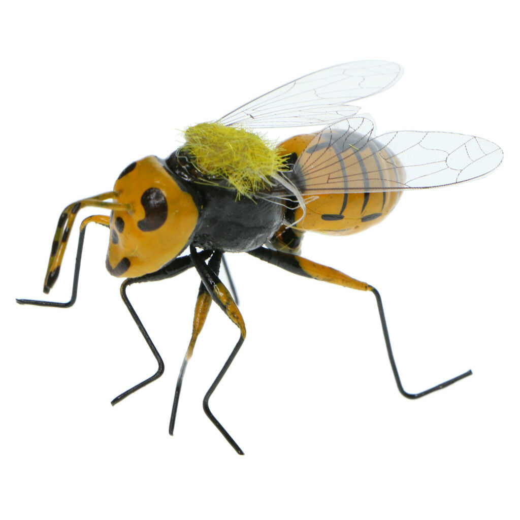 2x Vivid Insect Bee Imitation Animal Fridge Magnet Outdoor Lawn Tree Decor