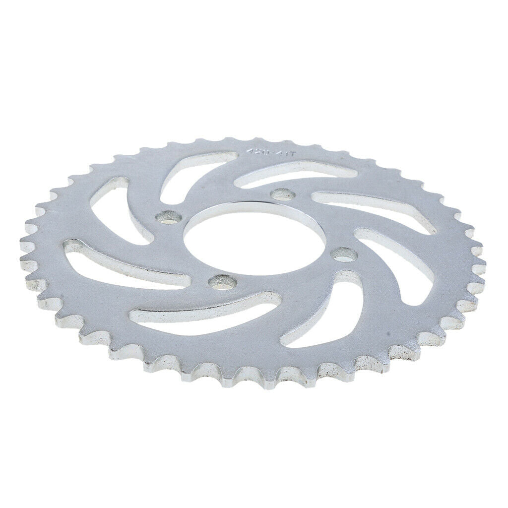 52mm 41T Rear Chain Sprocket Cog 420 Chain 4  Pattern For  125cc