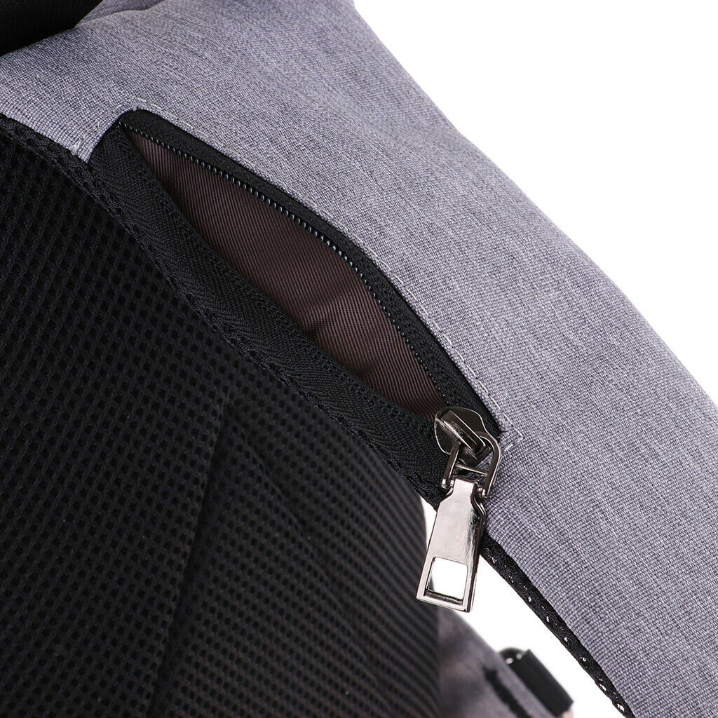 Sling Backpack Anti Theft Bag for Hiking Camping Cycling Light Grey