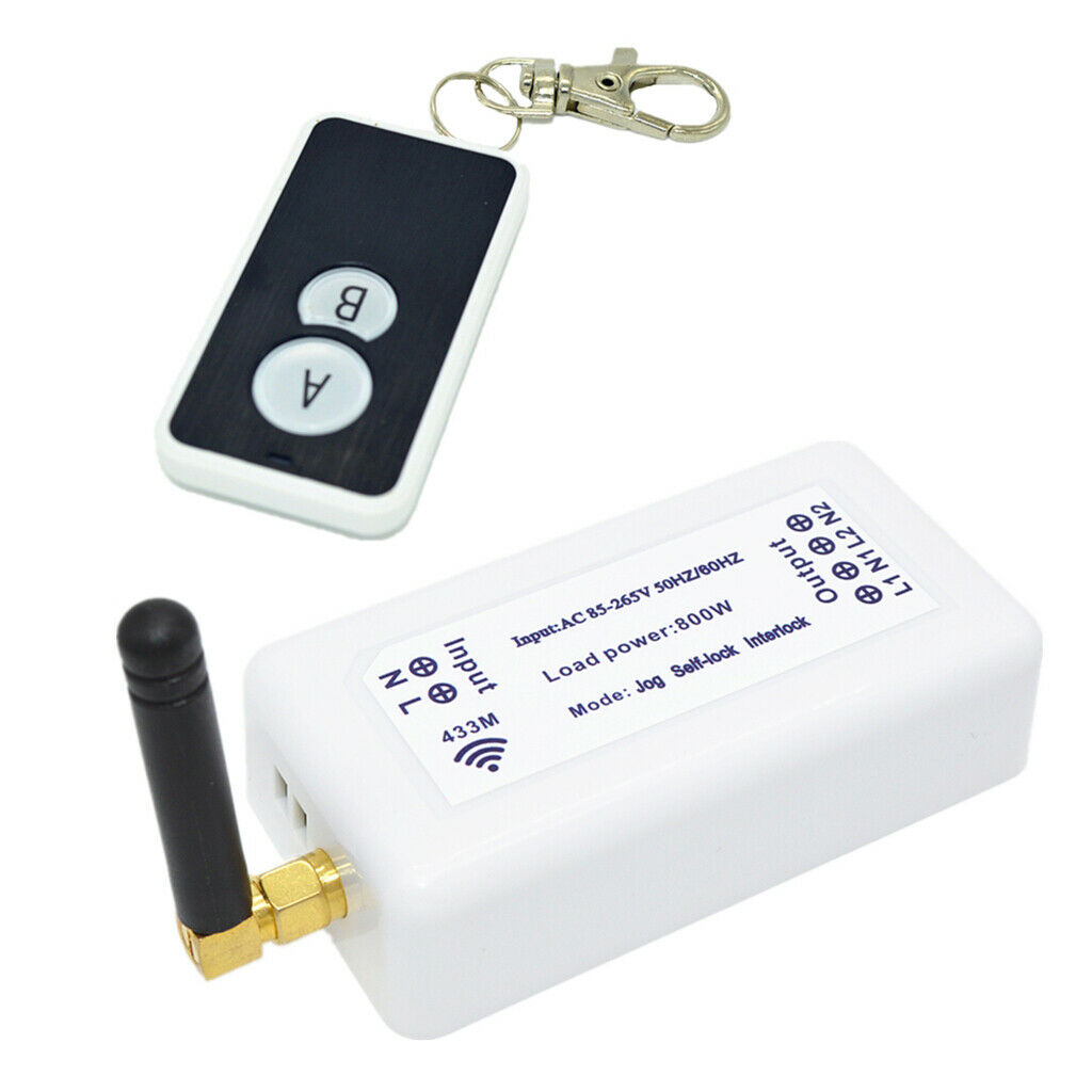 2-Way 433M Wireless Control Switch Home Appliance Control Switch AC85~265V