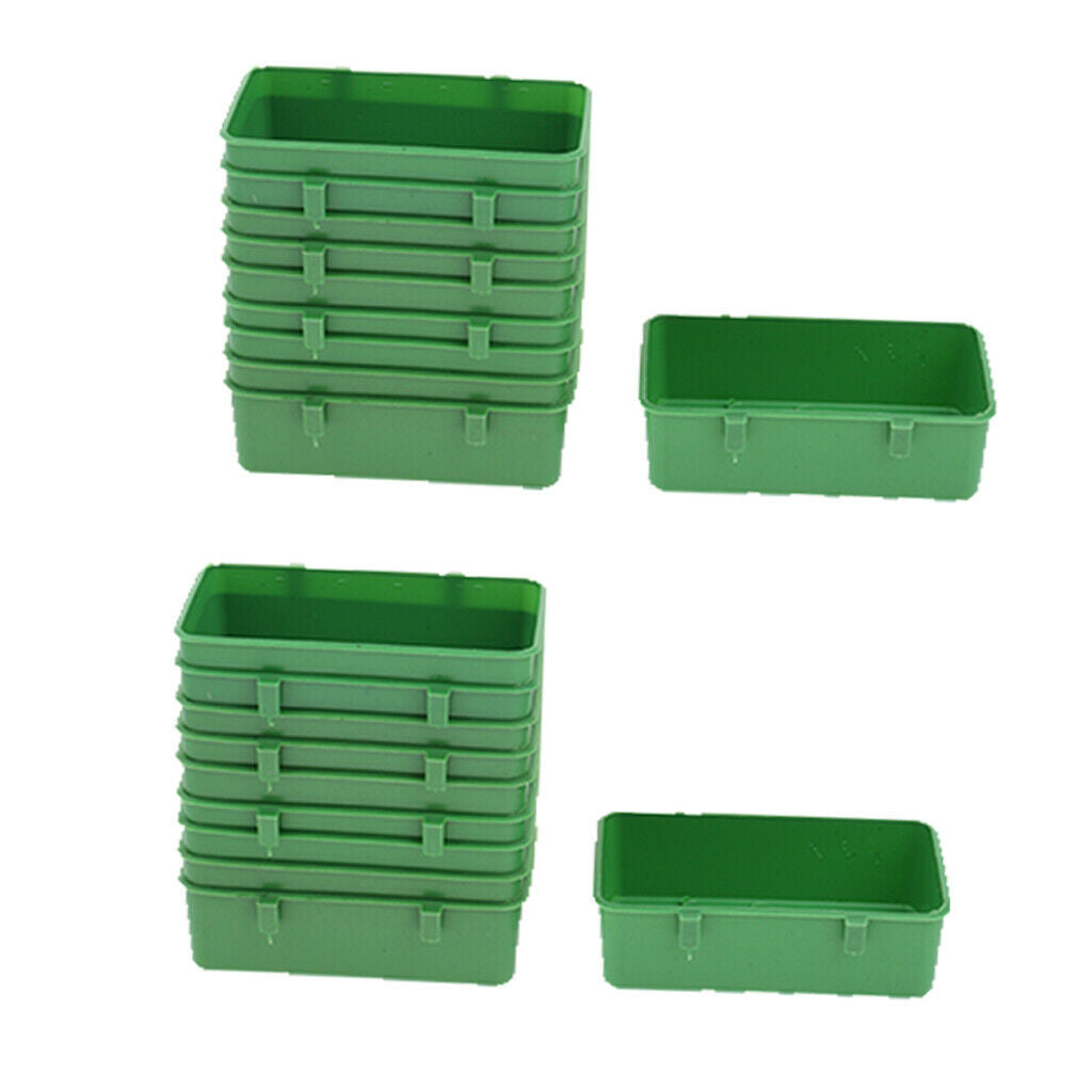Set of 20 Bird Feeder Birds Food Dish Parrot Feeders Water Bowls Easy to Clean